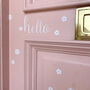 Calligraphy 'Hello' Door Sticker, thumbnail 1 of 8
