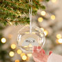 Personalised Mirrored Rainbow Glass Dome Bauble, thumbnail 1 of 4