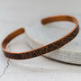 Copper Unisex Textured Cuff, thumbnail 2 of 9