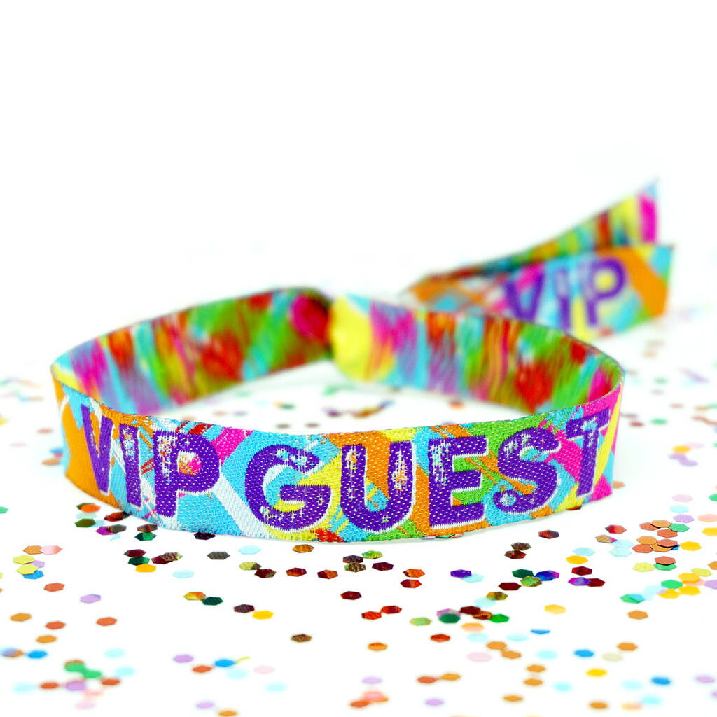Vip Guest Festival Party Wristbands, 1 of 5