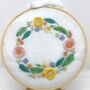 White Floral Wreath Embroidery Kit, thumbnail 3 of 10