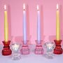 Glass Double Ended Candlesticks And Tealights, thumbnail 7 of 7