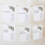 Festive Wedding Table Plan Cards, thumbnail 2 of 7
