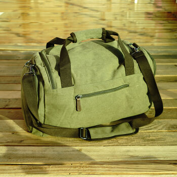 Canvas Holdall Weekender, 10 of 12