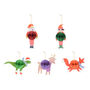 Five Christmas Honeycomb Tree Decorations, thumbnail 2 of 3