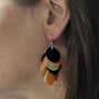 Halloween Party Sequin Drop Glow In The Dark Earrings, thumbnail 3 of 5