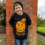 Have A Nice Christmas Boys' Christmas Jumper In Black, thumbnail 3 of 4
