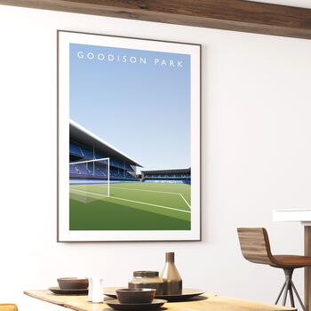 Everton Fc Goodison Park Main/Gwladys Street Poster, 3 of 4
