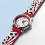 Personalised Kid's Red Football Watch, thumbnail 6 of 11