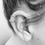 Silver Ear Cuff | Plain Silver Ear Cuff, thumbnail 6 of 12