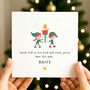 Personalised Christmas Eve Card For Child From Santa's Elves, thumbnail 1 of 4
