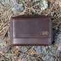 Women's Luxury Brown Leather Small Trifold Purse Rfid Protected Personsalised, thumbnail 1 of 8