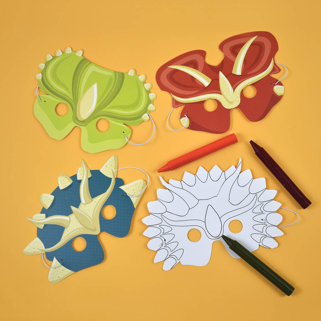 Dinosaur Mask Activity Kit By Clockwork Soldier Notonthehighstreet