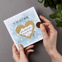 Personalised Mother's Day Heart Scratch Card, thumbnail 2 of 6