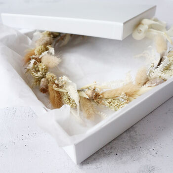 Fawn Dried Flower Wedding Accessory For Bride And Groom, 8 of 8