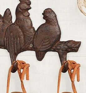 Cast Iron Rooster Hook Board, 5 of 5