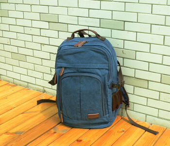 Canvas Backpack Rucksack, 3 of 12