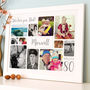 Personalised 80th Birthday Photo Collage, thumbnail 2 of 12