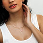 Birthstone Fine Cord Necklace, thumbnail 1 of 10