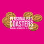Personalised Cork Coasters Six, 12, 24 And 48pk, thumbnail 1 of 3