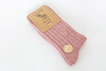 Natural Cashmere Socks, Wool Soft And Warm, 10 of 12