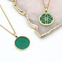 Personalised Gold Plated Precious Stone Pendant, thumbnail 6 of 10