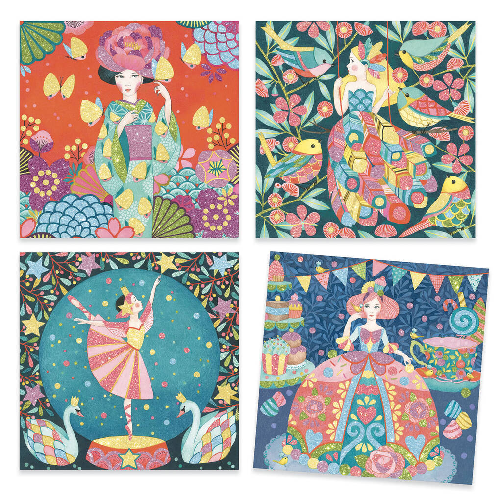 Kids Make Your Own Glitter Art Craft Kits By Crafts4Kids