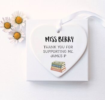 Personalised Teacher Heart Keepsake, 2 of 3