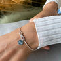 Delicate Sterling Silver Adjustable Sliding Bracelet, thumbnail 2 of 7