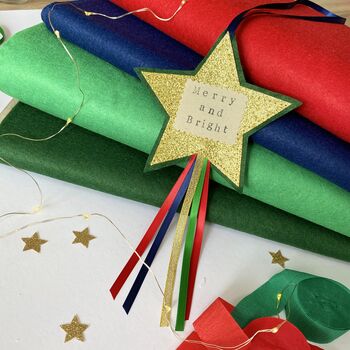 Personalised Christmas Star Hanging, 2 of 5