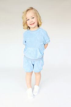 Terry Towelling Summer Set Unisex Perfect Gift For Kids, 3 of 12