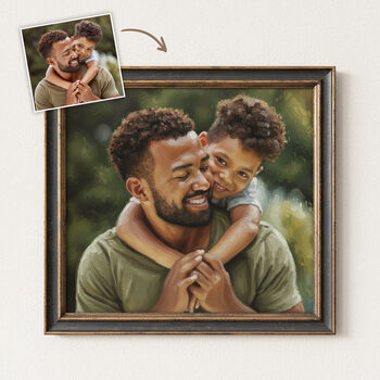 Personalised Oil Painting From Photo, 8 of 8