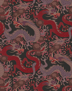 Intricate Dragon Design Wallpaper, 3 of 4
