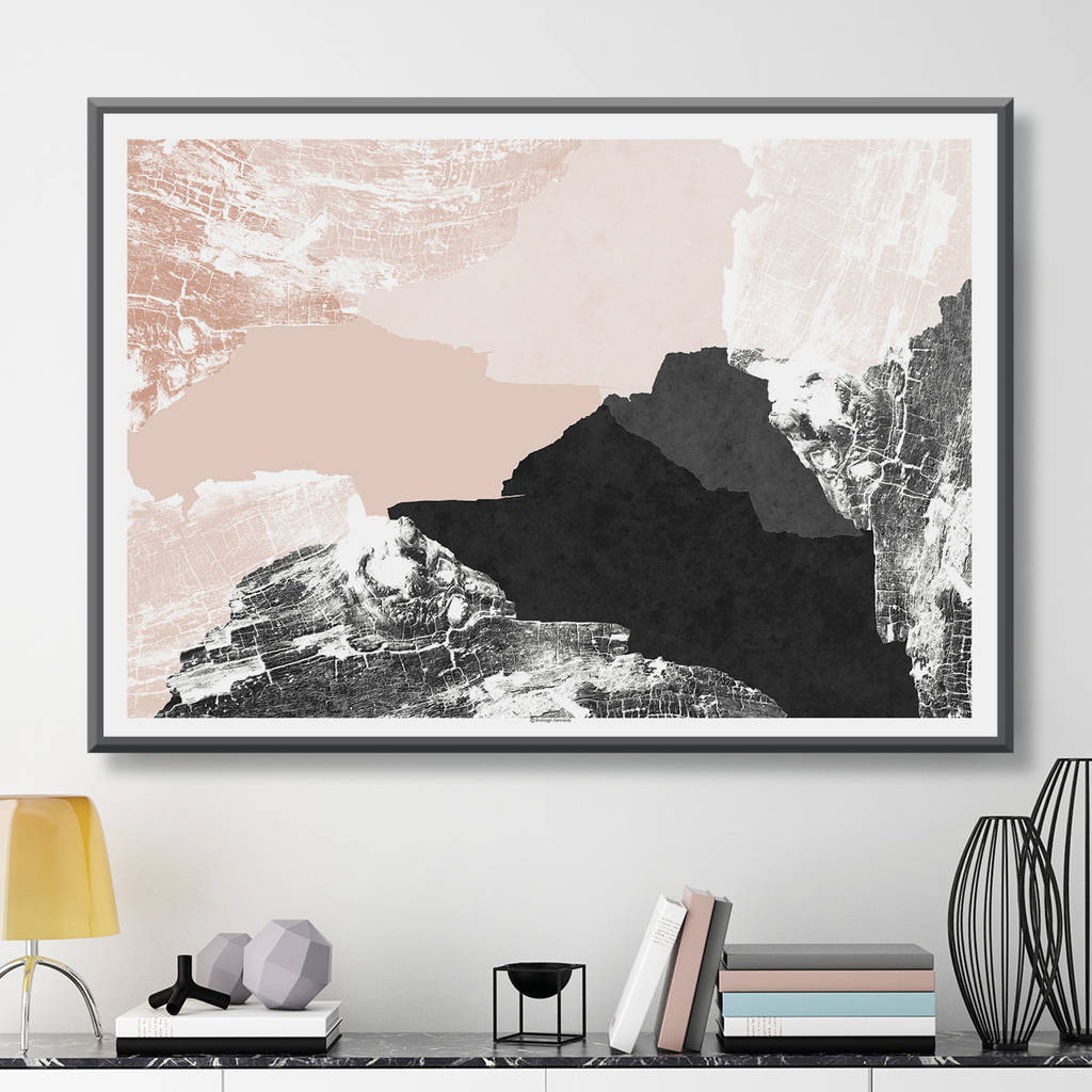 large abstract wall  art  print living  room  art  by bronagh 