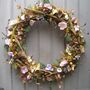 Spring Summer Hedgerow Wreath Door Wedding Home Decoration, thumbnail 2 of 5