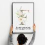 She Is Clothed In Strength And Dignity Gold Blush Print, thumbnail 5 of 6