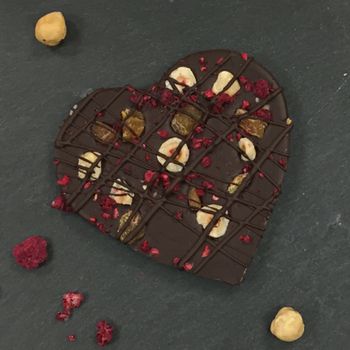 Fruit And Nut Belgian Chocolate Heart, 2 of 3