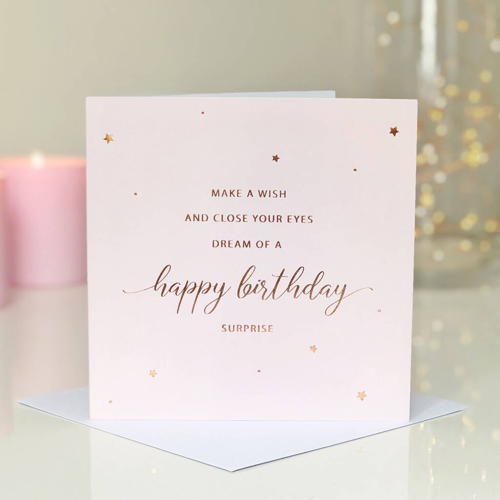 Birthday Surprise Card By Make a Wish Candle Company ...