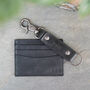 Personalised Leather Card Holder And Keying Set, thumbnail 2 of 6