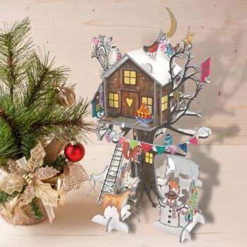 Christmas Treehouse 3D Advent Calendar, 2 of 2