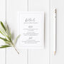 Love Is This 10 Wedding Invitations And 10 Details Cards Set, thumbnail 2 of 5