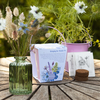 Grow Your Own Dried Flower Bouquet And Vase Gift Set, 4 of 12