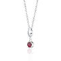 Ruby Necklace, July Birthstone, thumbnail 2 of 8