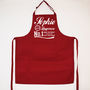 Personalised 'Makes The Perfect' Apron', Unisex Gift, thumbnail 5 of 12