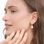 Timeless Pearl Jewellery Set In Sterling Silver And 18k Gold Vermeil, thumbnail 10 of 12