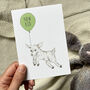 Charming Hand Illustrated Animal New Baby Cards, thumbnail 3 of 4