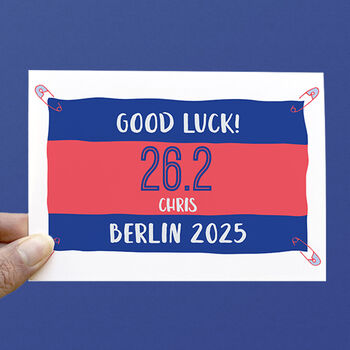 Personalised Running Bib Card, 3 of 5