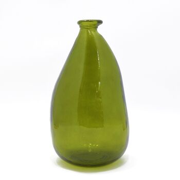 Recycled Blown Glass Vase | 36cm | Six Colours, 7 of 7