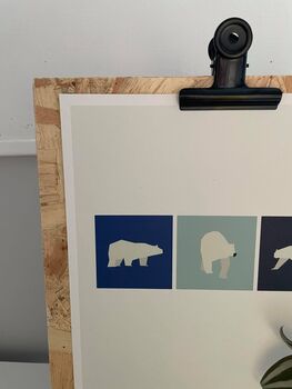 Polar Bear Art Print, 6 of 6