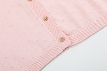 Erica Soft Pink Cardigan, 6 of 8